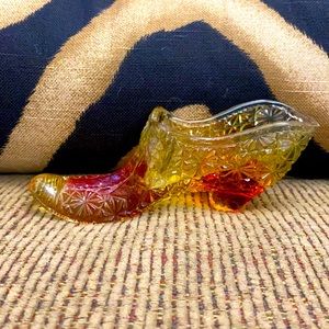 Vintage GLASS SHOE